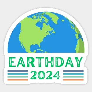 EARTH DAY APRIL 22, 2024 Sticker